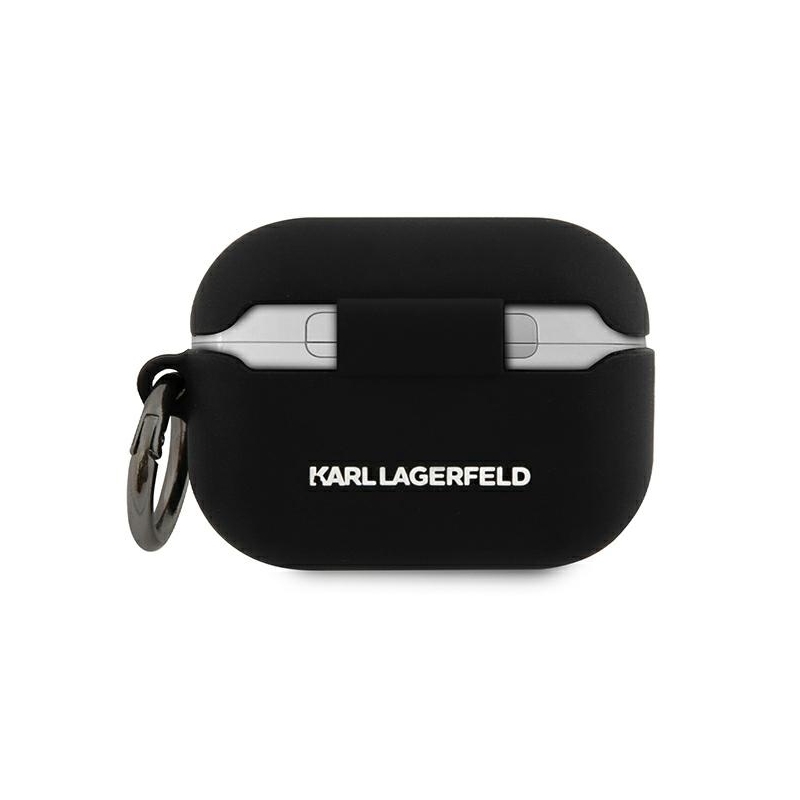Karl Lagerfeld Klacapsilchbk Airpods Pro Cover Czarny/black Silicone Choupette