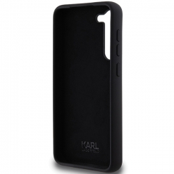 Karl Lagerfeld Klhcs23Msmhkcnpk S23+ S916 Hardcase Czarny/black Silicone Karl&choupette Metal Pin