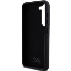 Karl Lagerfeld Klhcs23Ssmhcnpk S23 S911 Czarny/black Hardcase Silicone Choupette Metal Pin