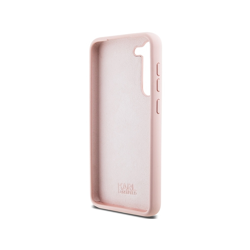 Karl Lagerfeld Klhcs23Ssmhcnpp S23 S911 Różowy/pink Silicone Choupette Metal Pin