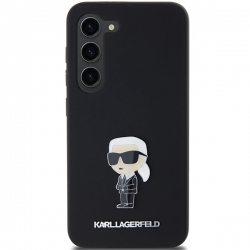 Karl Lagerfeld Klhcs23Ssmhknpk S23 S911 Czarny/black Silicone Ikonik Metal Pin