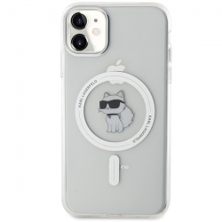 Karl Lagerfeld Klhmn61Hfccnot Iphone 11 Przezroczysty/transparent Hardcase Iml Choupette Magsafe