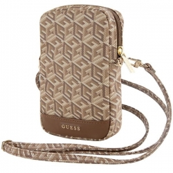 Guess Torebka Guwbzpgcspgw Brązowy/brown Zip Gcube Bottom Stripe