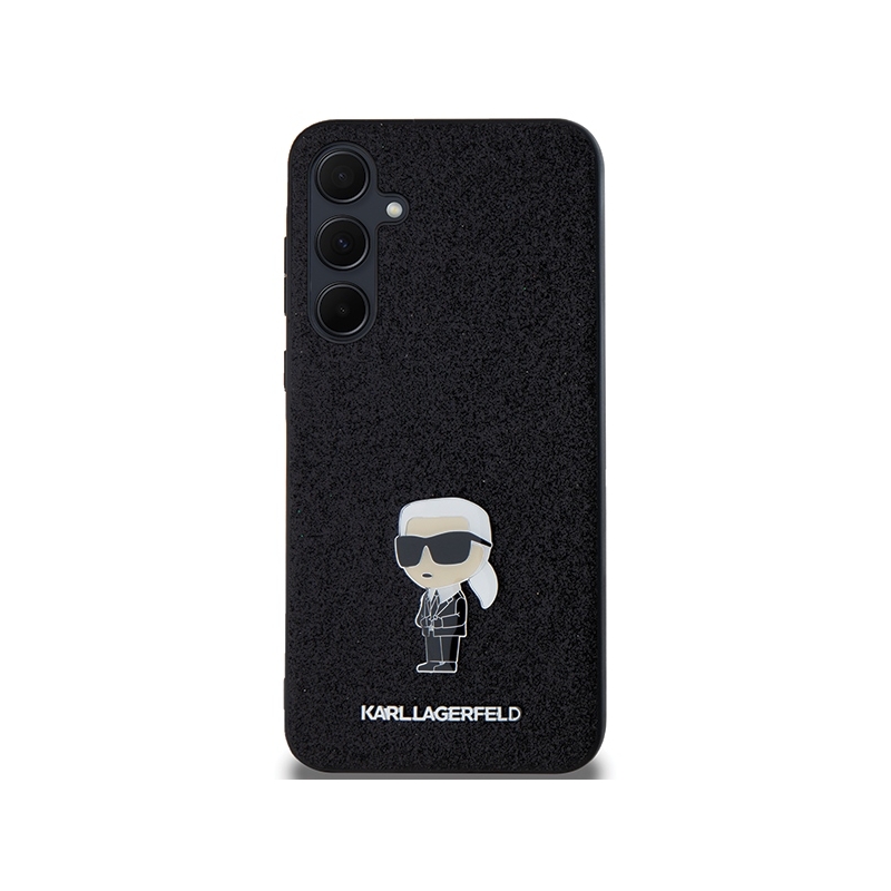 Karl Lagerfeld Klhcsa55Gknpsk A55 A556 Czarny/black Hardcase Fixed Glitter Ikonik Logo Metal Pin