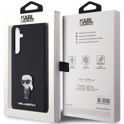 Karl Lagerfeld Klhcsa55Gknpsk A55 A556 Czarny/black Hardcase Fixed Glitter Ikonik Logo Metal Pin