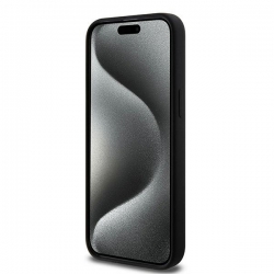 Karl Lagerfeld Klhmp15Lschpplk Iphone 15 Pro 6.1" Czarny/black Hardcase Silicone Choupette Head Magsafe