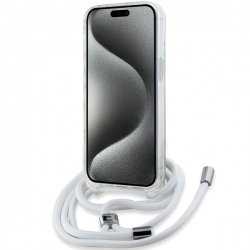 Karl Lagerfeld Klhmp14Shcchnt Iphone 14 / 13 / 15 6.1" Hardcase Transparent Iml Choupette Head & Cord Magsafe