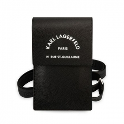 Karl Lagerfeld Torebka Klwbsarsgk Czarny/black Embossed Rsg