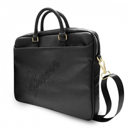 Guess Torba Gucb15Pusasbk 16" Czarny/black Saffiano Script