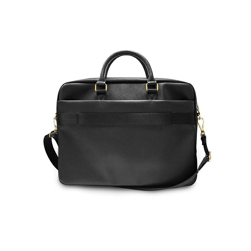 Guess Torba Gucb15Pusasbk 16" Czarny/black Saffiano Script