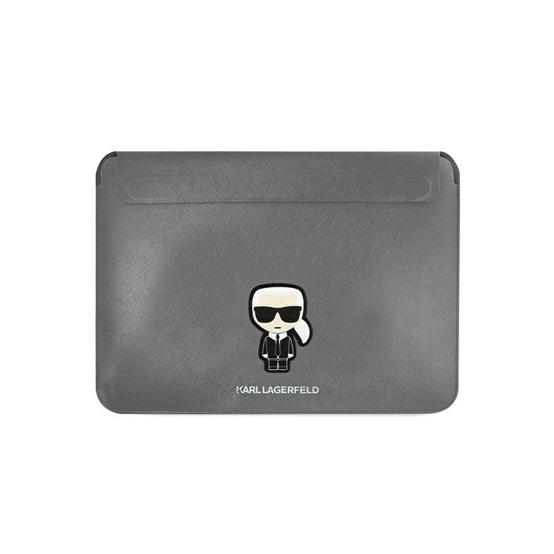 Karl Lagerfeld Sleeve Klcs16Pisfg 16" Srebrny/silver Saffiano Ikonik Karl