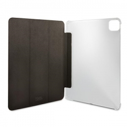 Karl Lagerfeld Klfc12Okmk Ipad 12.9" Pro 2021 Book Cover Czarny/black Saffiano Karl Iconic