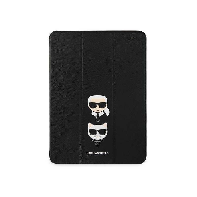 Karl Lagerfeld Klfc12Okck Ipad 12.9" Pro 2021 Book Cover Czarny/black Saffiano Karl &choupette