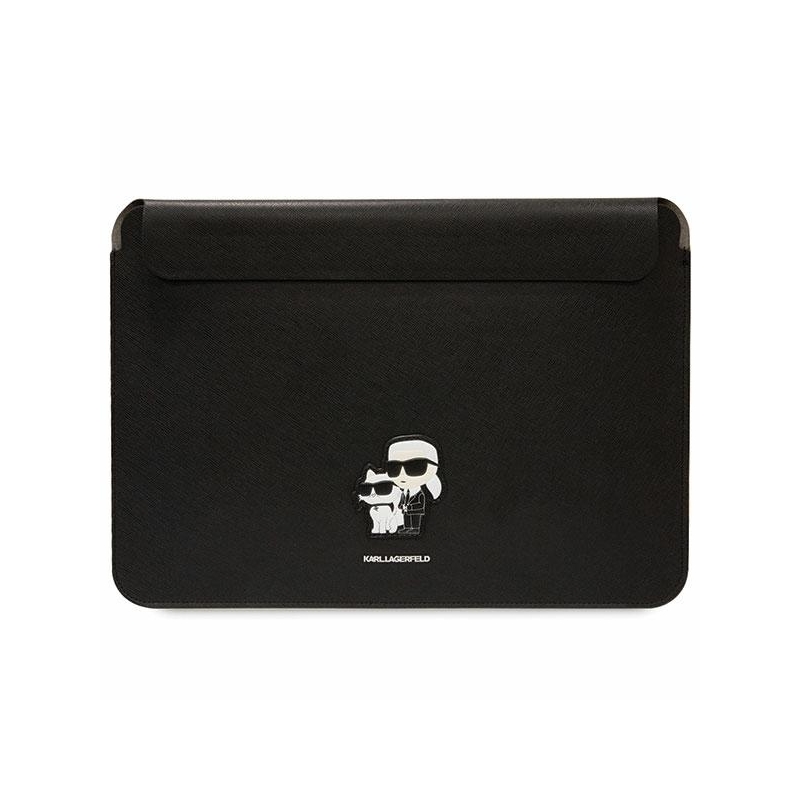 Karl Lagerfeld Sleeve Klcs14Sakcpmk 14" Czarny/black Saffiano Karl&choupette