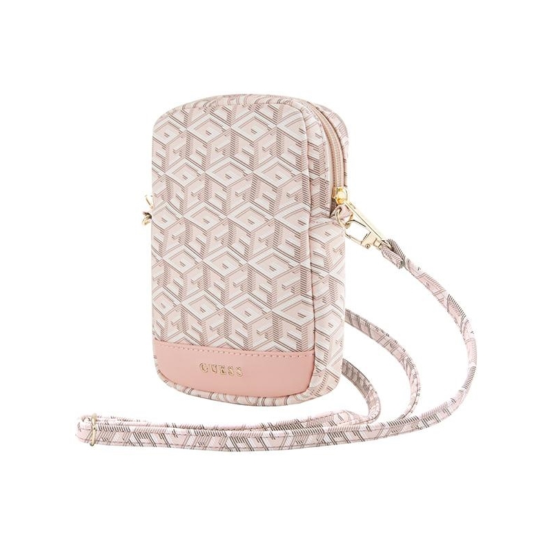 Guess Torebka Guwbzpgcspgp Różowy/pink Zip Gcube Bottom Stripe Guess Torebka Guwbzpgcspgp Różowy/pink Zip Gcube Bottom Stripe