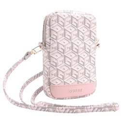 Guess Torebka Guwbzpgcspgp Różowy/pink Zip Gcube Bottom Stripe