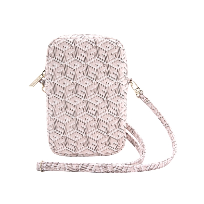 Guess Torebka Guwbzpgcspgp Różowy/pink Zip Gcube Bottom Stripe Guess Torebka Guwbzpgcspgp Różowy/pink Zip Gcube Bottom Stripe