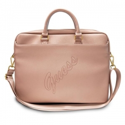 Guess Torba Gucb15Pusaspi 16" Różowy/pink Saffiano Script