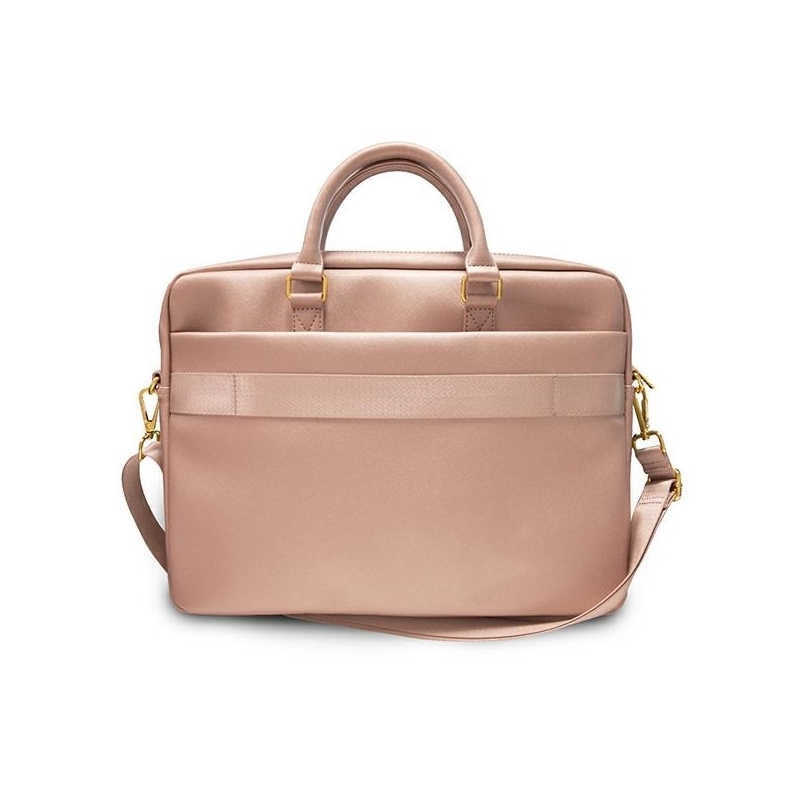 Guess Torba Gucb15Pusaspi 16" Różowy/pink Saffiano Script