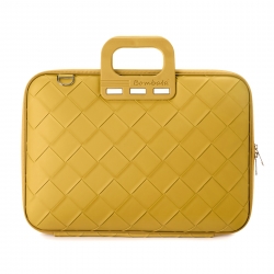 Torba na laptopa 15-16" Bombata Intrecciato żółta