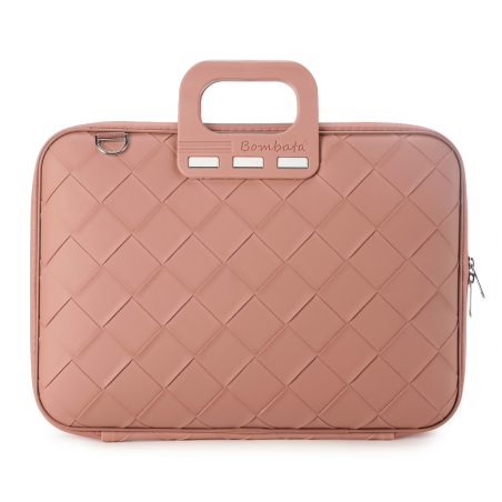 Torba na laptopa 15-16" Bombata Intrecciato różowa