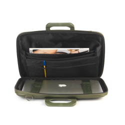 Bombata Camoscio - torba na laptopa 15-16" zielona