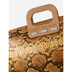 Bombata Snake - torba na laptop 15-16" beżowa