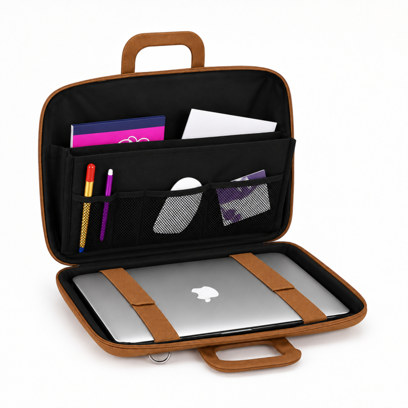 Bombata Snake - torba na laptop 15-16" beżowa