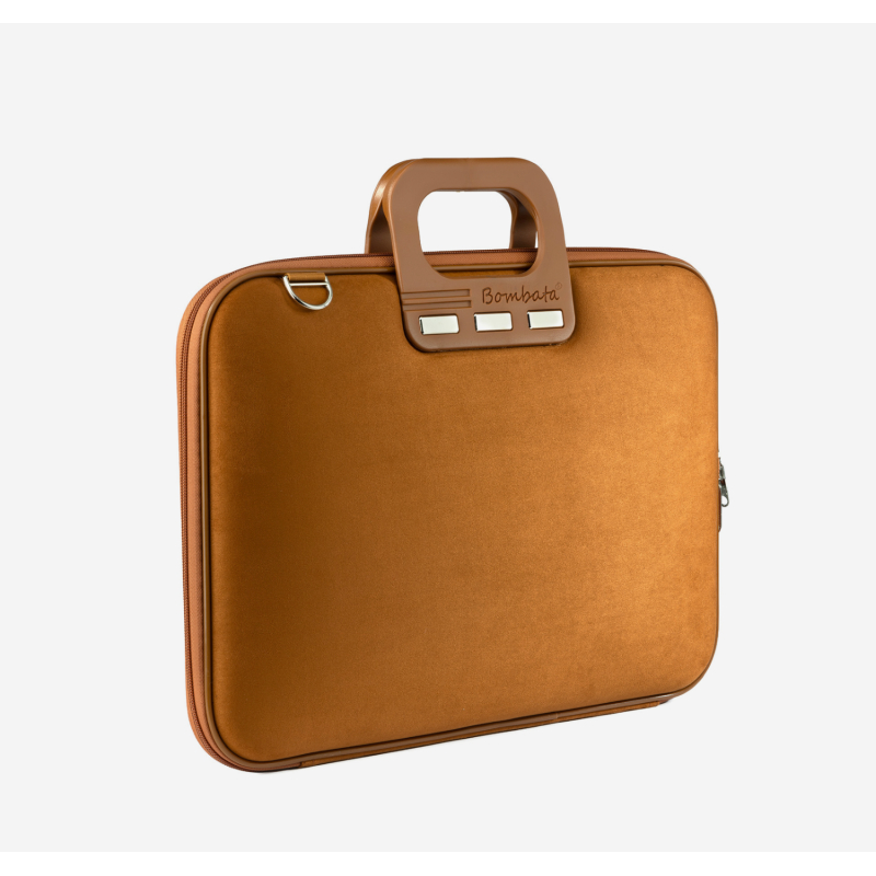 Bombata Camoscio - torba na laptopa 15-16" terracotta