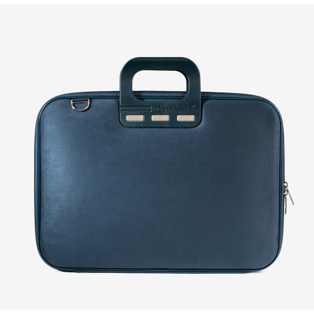 Bombata Camoscio - torba na laptopa 15-16" granatowa