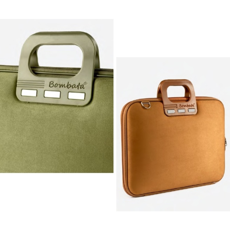 Bombata Camoscio - torba na laptopa 15-16" terracotta
