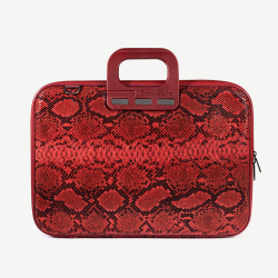 Bombata Snake - torba na laptop 15-16" burgundowa
