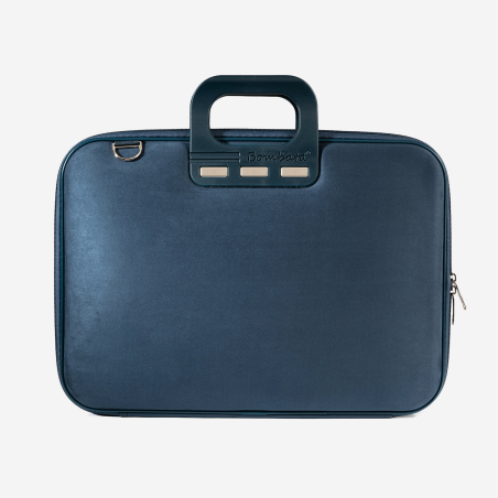 Bombata Camoscio - torba na laptopa 15-16" granatowa