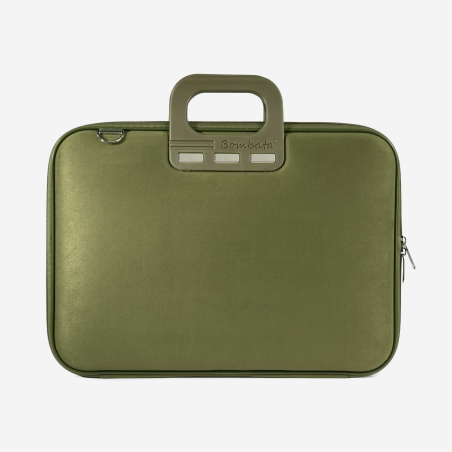 Bombata Camoscio - torba na laptopa 15-16" zielona